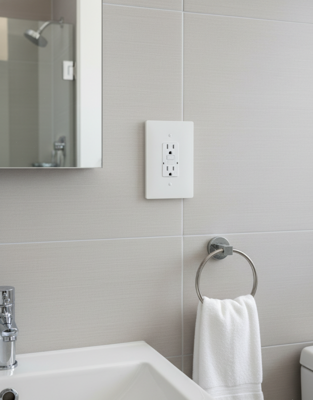 GFCI Outlet / Decora Rocker Light Switch Cover | 4x6 inch 5 Oversize Electrical Wall Cover Plate Extra Large Jumbo Duplex Receptacle Outlet 1 Gang