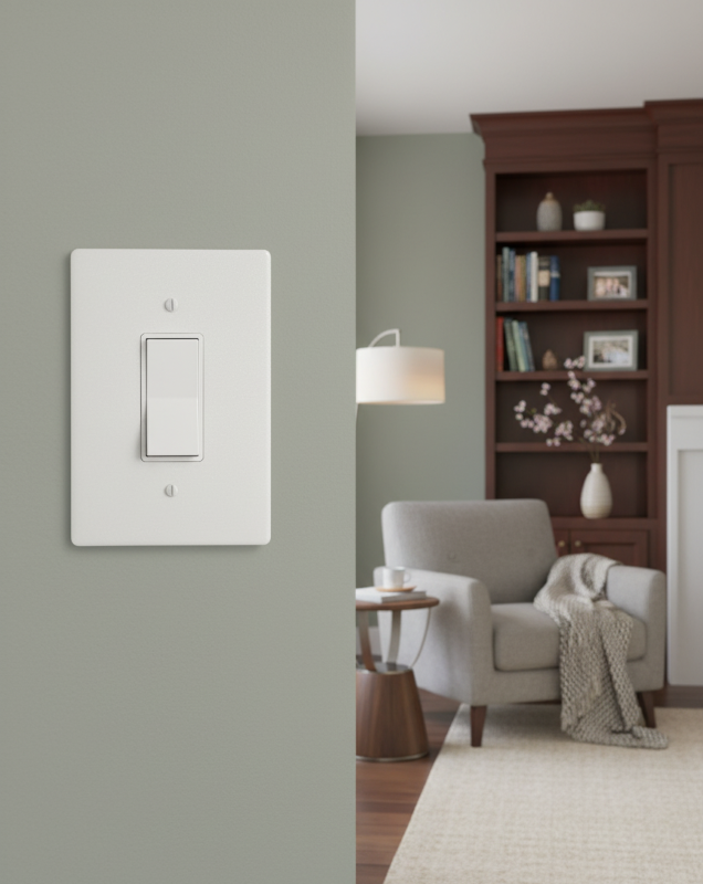 GFCI Outlet / Decora Rocker Light Switch Cover | 4x6 inch 6 Oversize Electrical Wall Cover Plate Extra Large Jumbo GFCI Receptacle Outlet Rocker Decora Paddle Switch 1 Gang