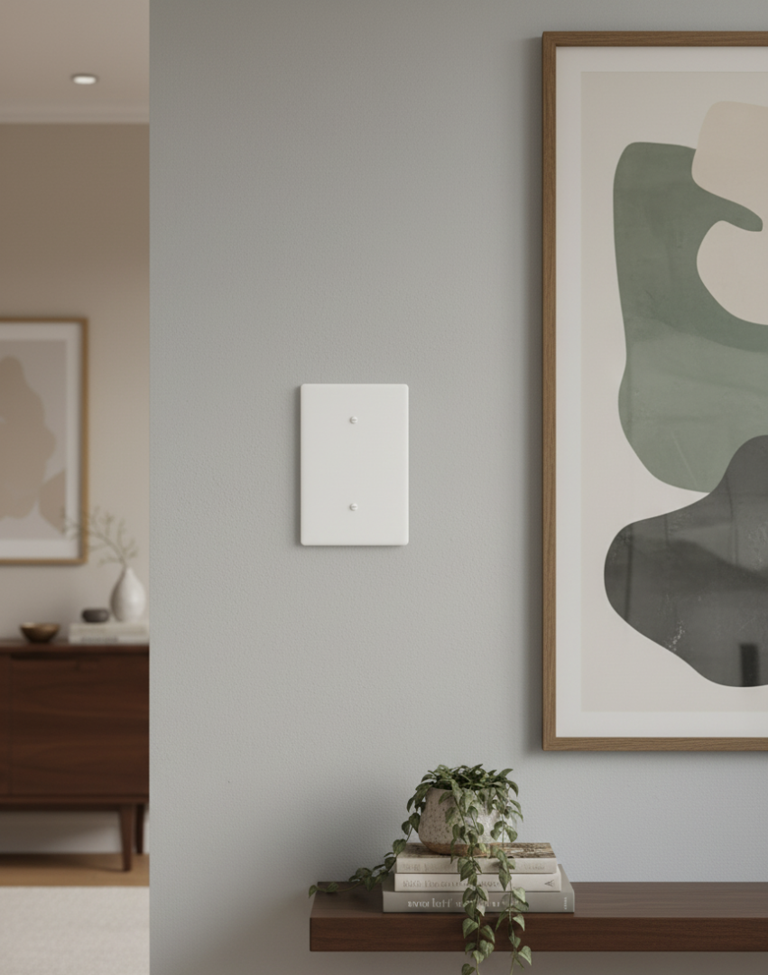 Blank Electric Wall Plate, 5x7 inch 5 Oversize Electrical Wall Cover Plate Extra Large Jumbo Blank 1 Gang
