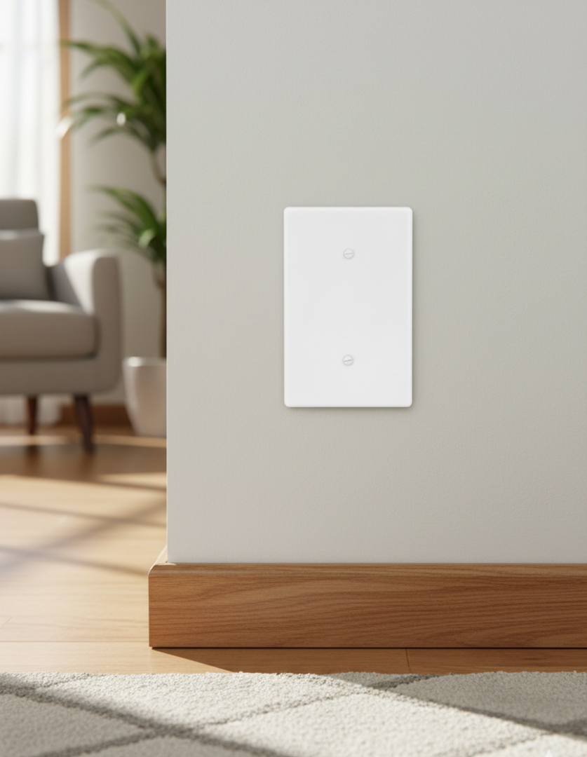 Blank Electric Wall Plate, 5x7 inch 3 Oversize Electrical Wall Cover Plate Extra Large Jumbo Blank 1 Gang