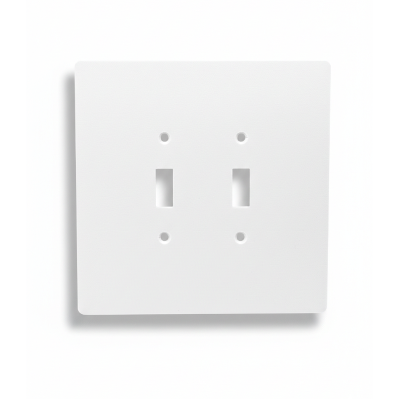 2 Gang Toggle Light Switch Cover, 6x6 inch 1 Jumbo Electric Wall Plate
