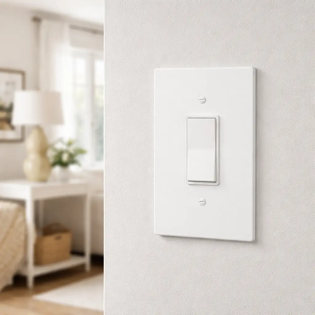 GFCI Outlet / Decora Rocker Light Switch Cover, 5x7 inch 4 Oversize Electrical Wall Cover Plate Extra Large Jumbo GFCI Receptacle Outlet Rocker Decora Paddle Switch 1 Gang
