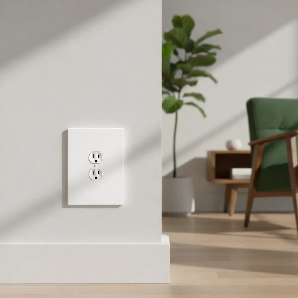 Duplex Electric Outlet Wall Plate, 5x7 inch 2 Oversize Electrical Wall Cover Plate Extra Large Jumbo Duplex Receptacle Outlet 1 Gang