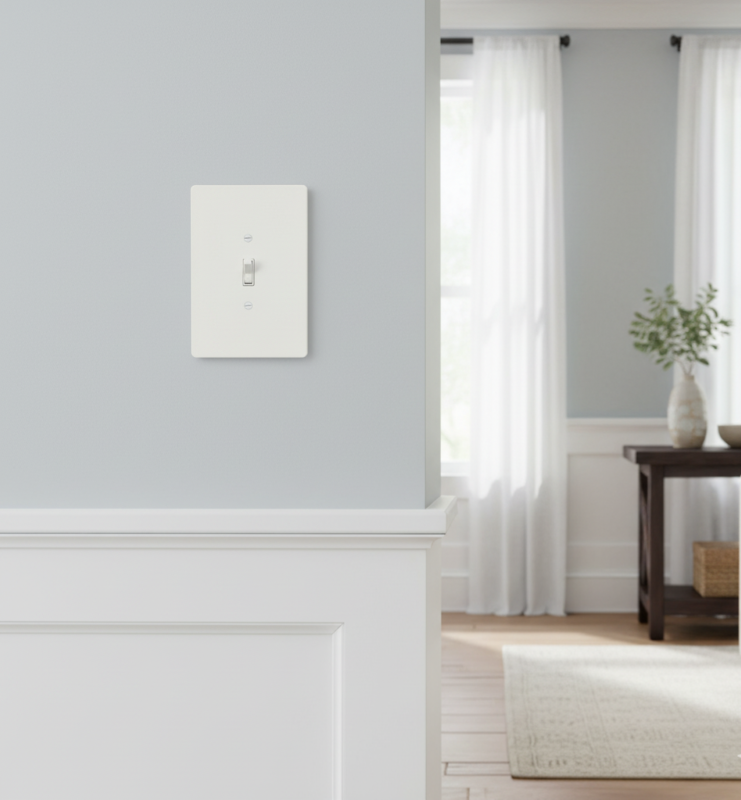 Toggle Light Switch Cover, 4x6 inch 5 Oversize Electrical Wall Cover Plate Extra Large Jumbo Toggle Flip Light Switch 1 Gang