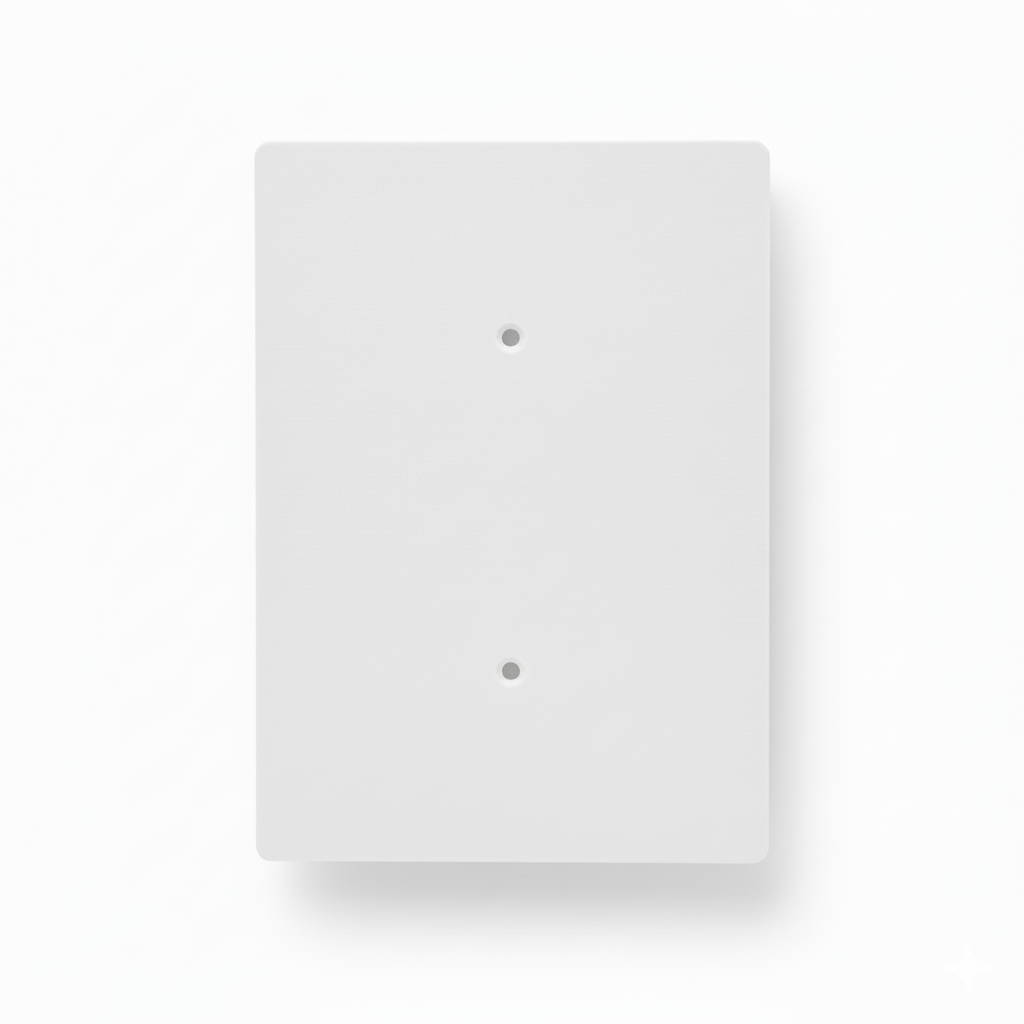 Blank Electric Wall Plate, 5x7 inch 1 Jumbo Electric Wall Plate
