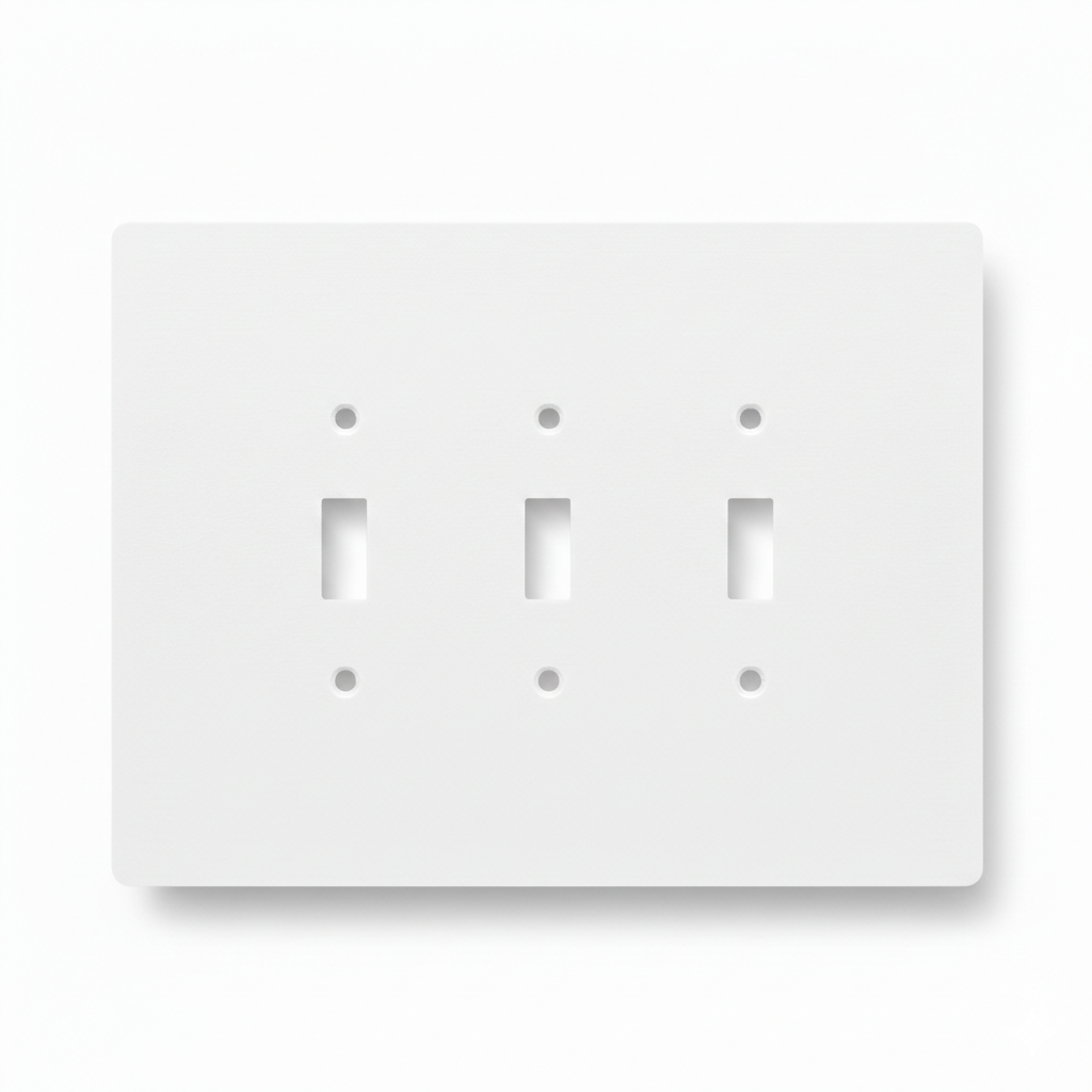3 Gang Toggle Light Switch Cover, 6x8 inch 1 Jumbo Light Switch Cover