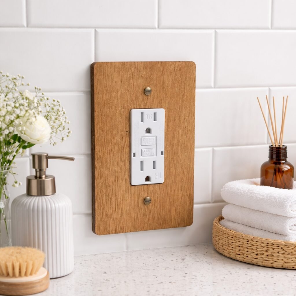Oversize Electrical Wall Cover Plate Extra Large Jumbo GFCI Receptacle Outlet Rocker Decora Paddle Switch 1 Gang Interior designer choice decorative wall plate