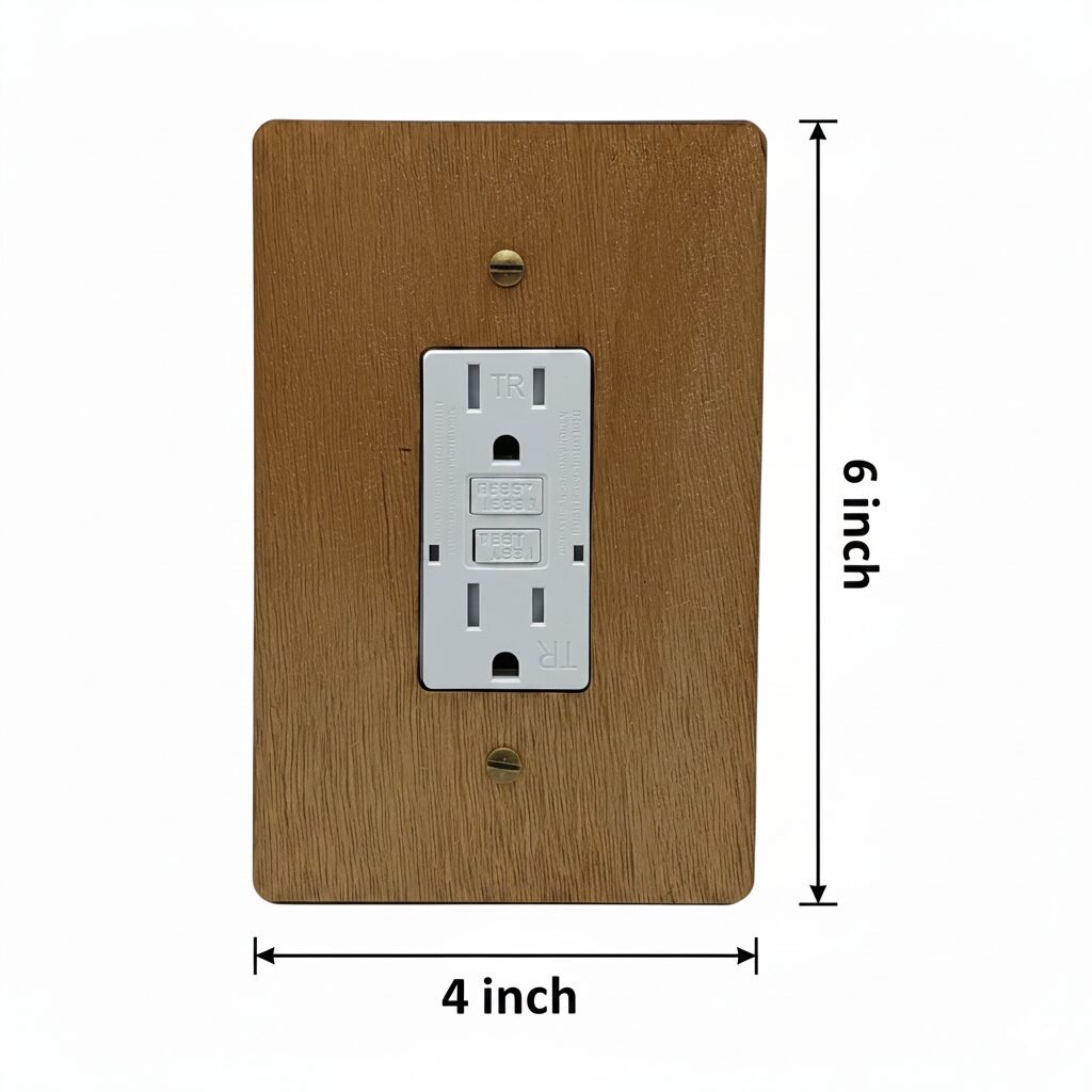 Oversize Electrical Wall Cover Plate Extra Large Jumbo GFCI Receptacle Outlet Rocker Decora Paddle Switch 1 Gang