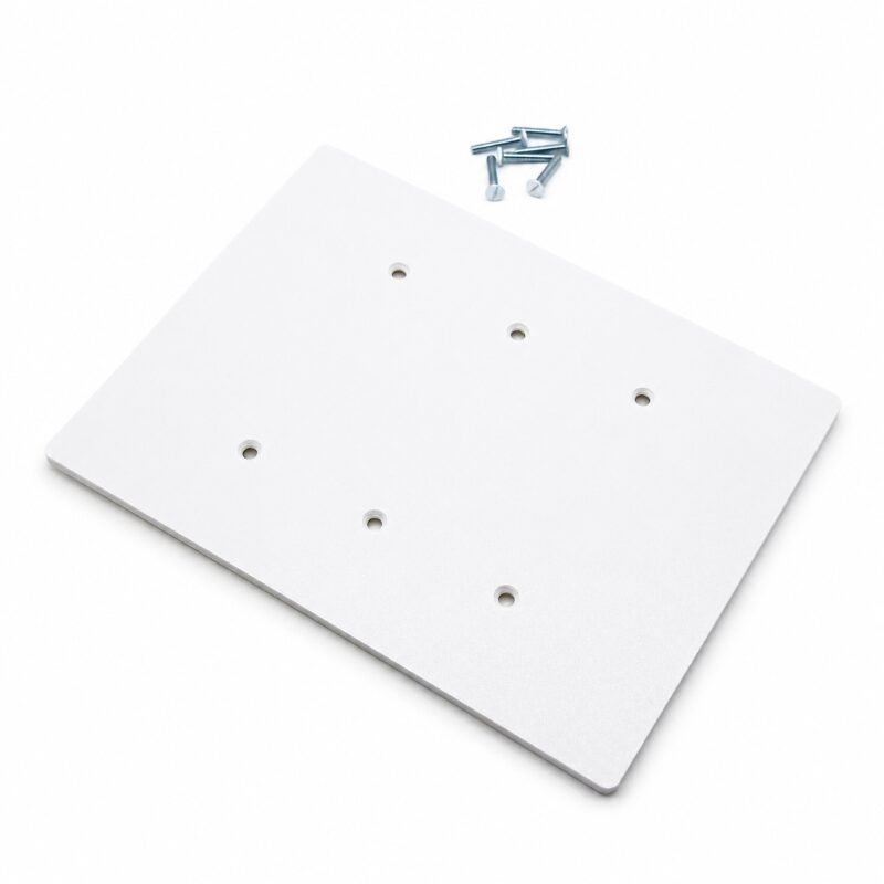 3 Gang Blank Electric Wall Plate, 6x8 inch 3 Jumbo Electric Wall Plate