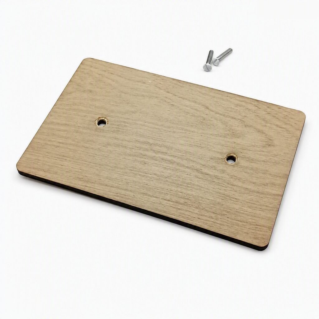 Blank Electric Wall Plate, Paintable, 4x6 inch 5 Paintable Wall Plate, Jumbo 4x6 Blank