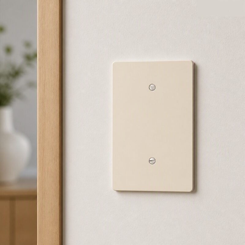 Blank Electric Wall Plate, Paintable, 4x6 inch 6 Paintable Wall Plate
