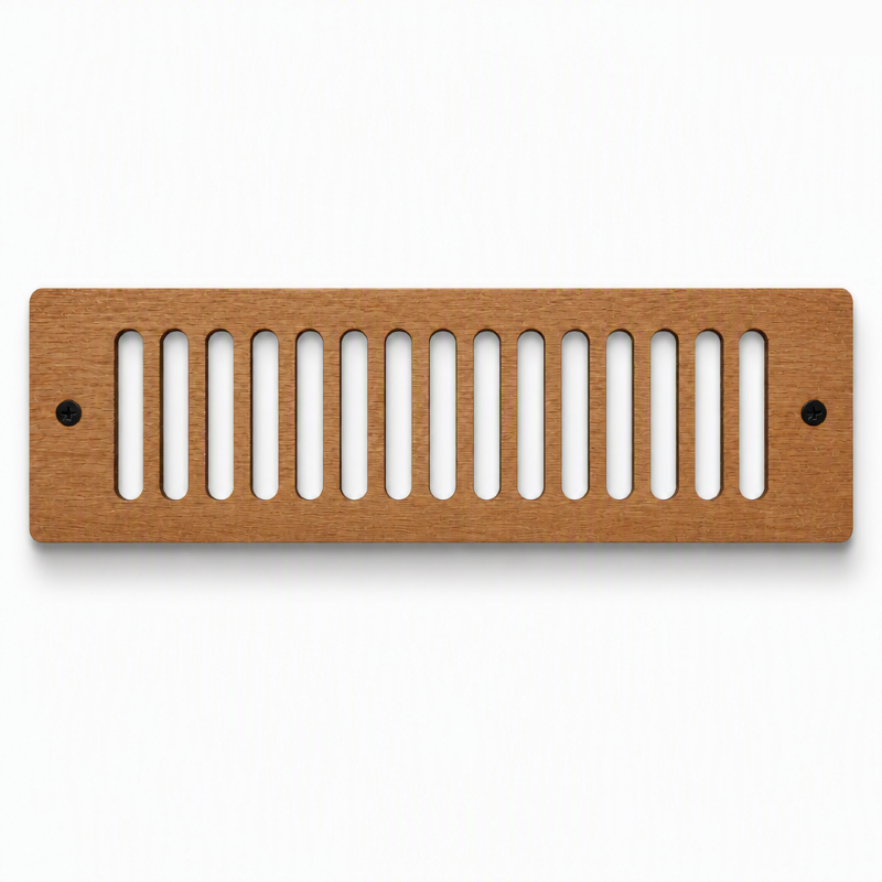 10x3 Cabinet Vent Cover – Decorative Modern Laminated Hardwood 1 Cabinet Vent Cover
